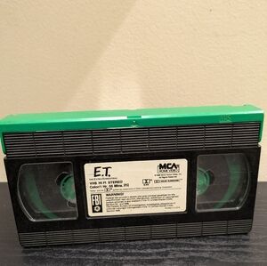 MCA Home Video Black VHS Tape